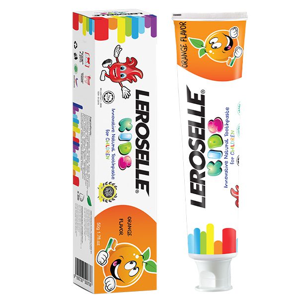 LEROSELLE Kids Orange Toothpaste (50g x 24) Vmart